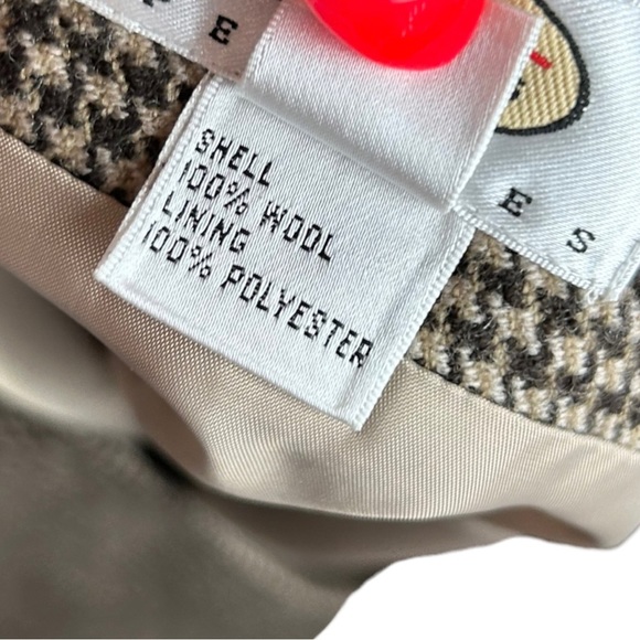 Talbots Academia Tweed Houndstooth Wool A Line Skirt Size 4 Petite - Picture 6 of 7